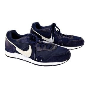 NIKE MEN'S VENTURE RUNNER – BLUE SUEDE & MESH SNEAKERS - SIZE 9